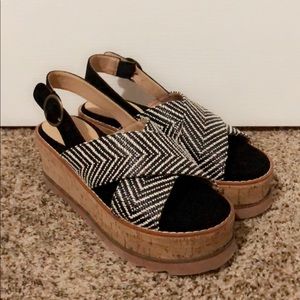 Liam Cork Platform sandals